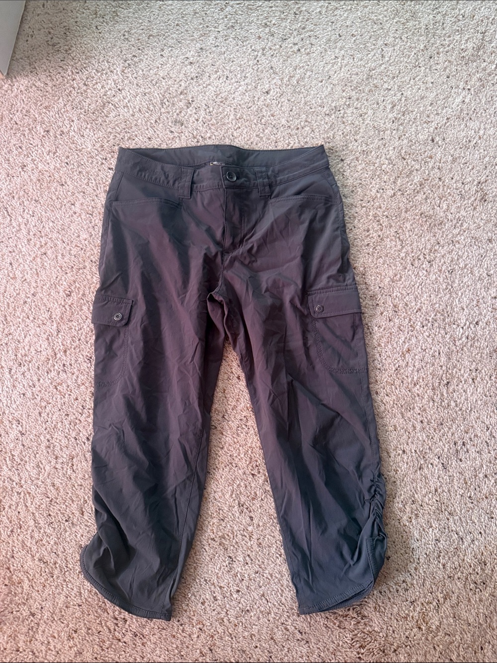 Eddie Bauer Charcoal Cargo Capris